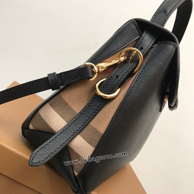 Burberry專門店新款托特包 巴寶莉粒紋皮革手提肩背女包 yxb1493